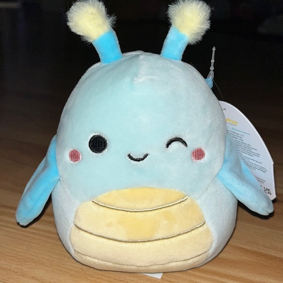 Squishmallows Giles the Cricket! Grasshopper BNWT 5” - Picture 1 of 5